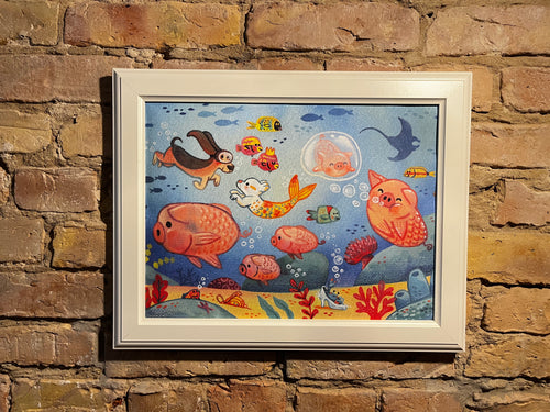 Wimmelwelt Poster (ohne Rahmen)