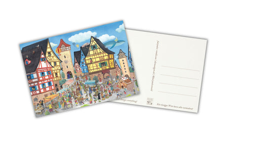 Rothenburg Postkarte